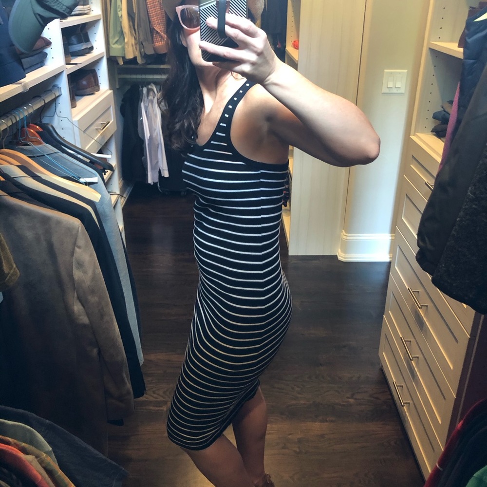 French Connection Bodycon Racerback dress, size 6